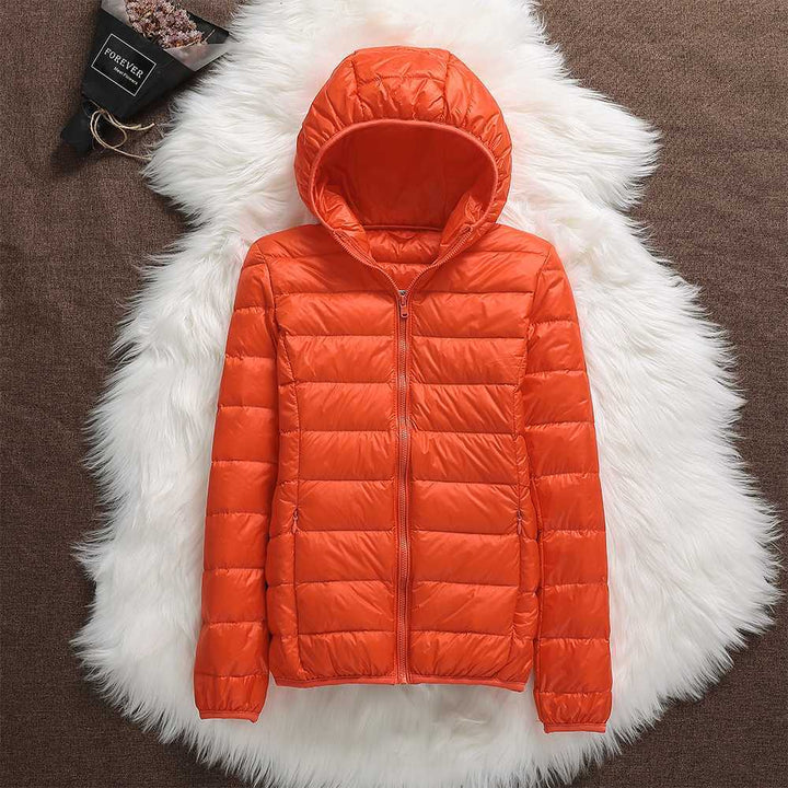 Nord – Neue Jacke mit weißen Entenfedern