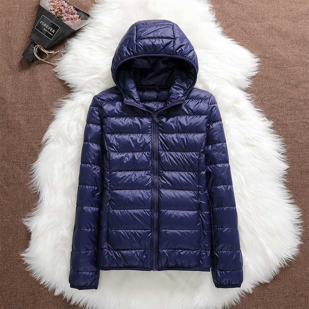 Nord – Neue Jacke mit weißen Entenfedern