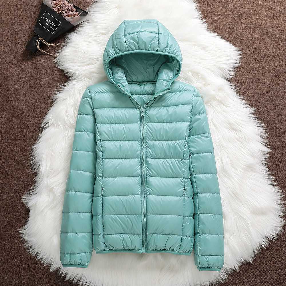 Nord – Neue Jacke mit weißen Entenfedern