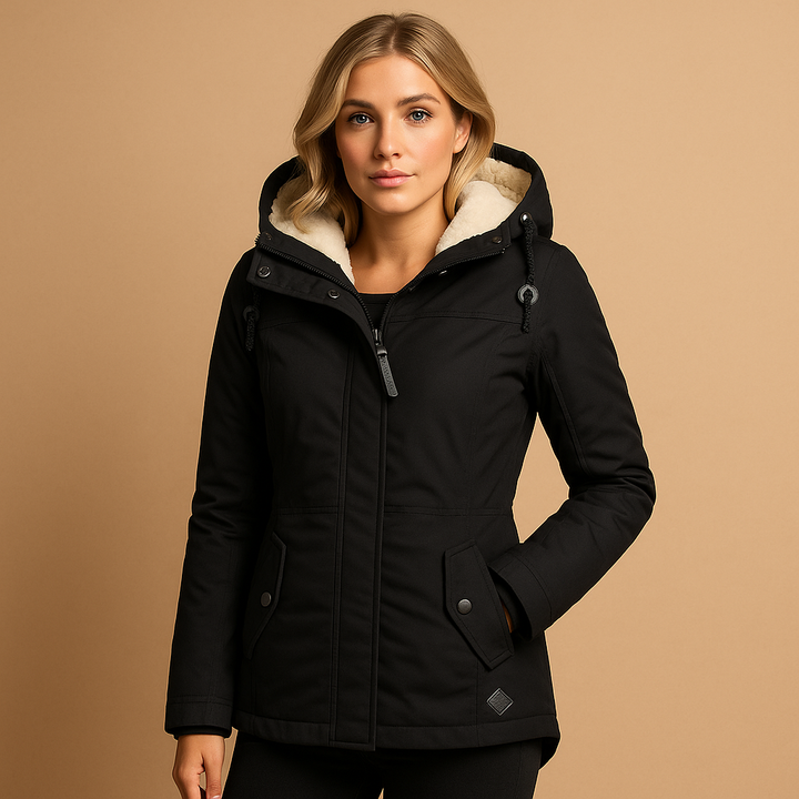 Langer Wintermantel mit elegantem Schnitt für Damen | Manon