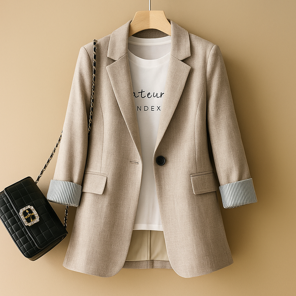 Rive | Leichter Blazer mit langen Ärmeln für Damen
