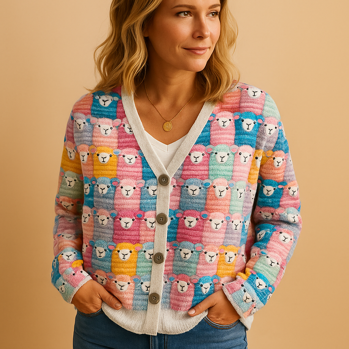 Luxuriöser Damenpullover mit lockerer Passform und elegantem Look | Fenna