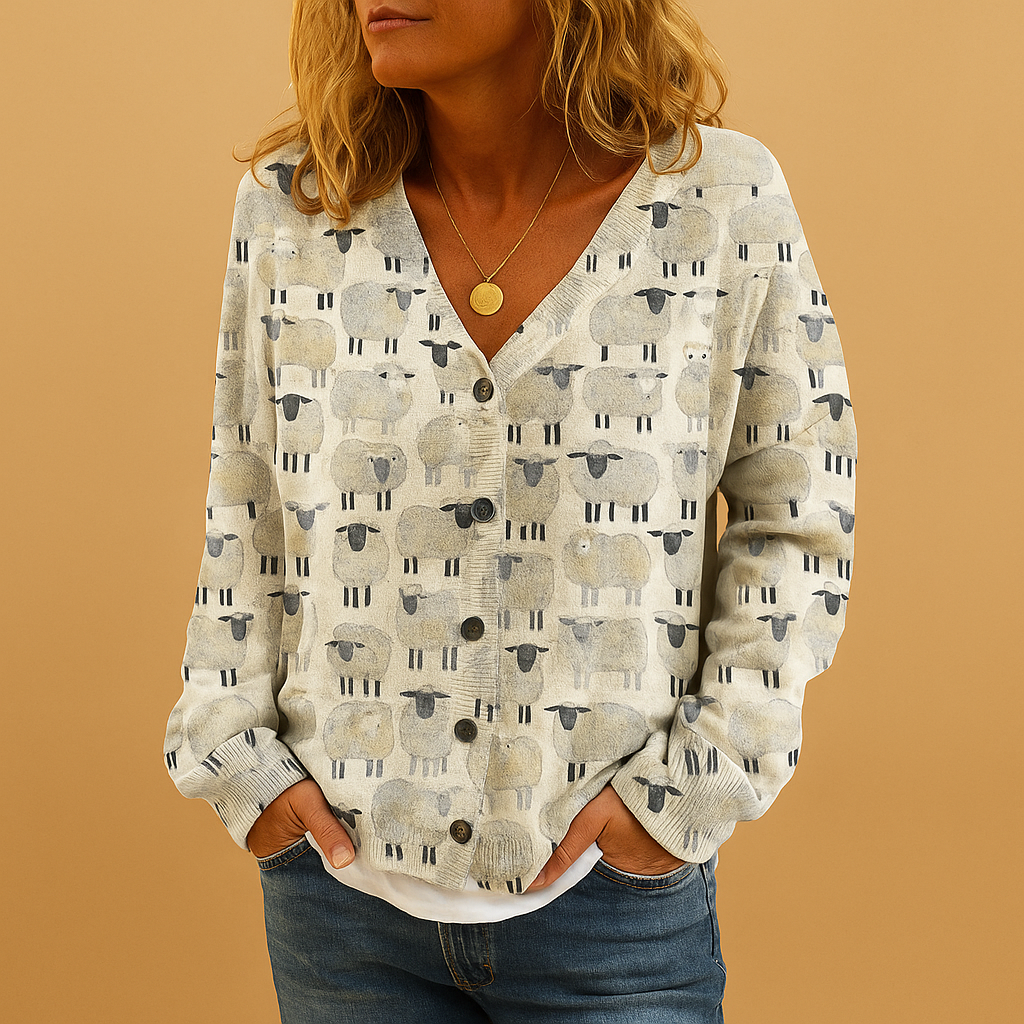 Luxuriöser Damenpullover mit lockerer Passform und elegantem Look | Fenna
