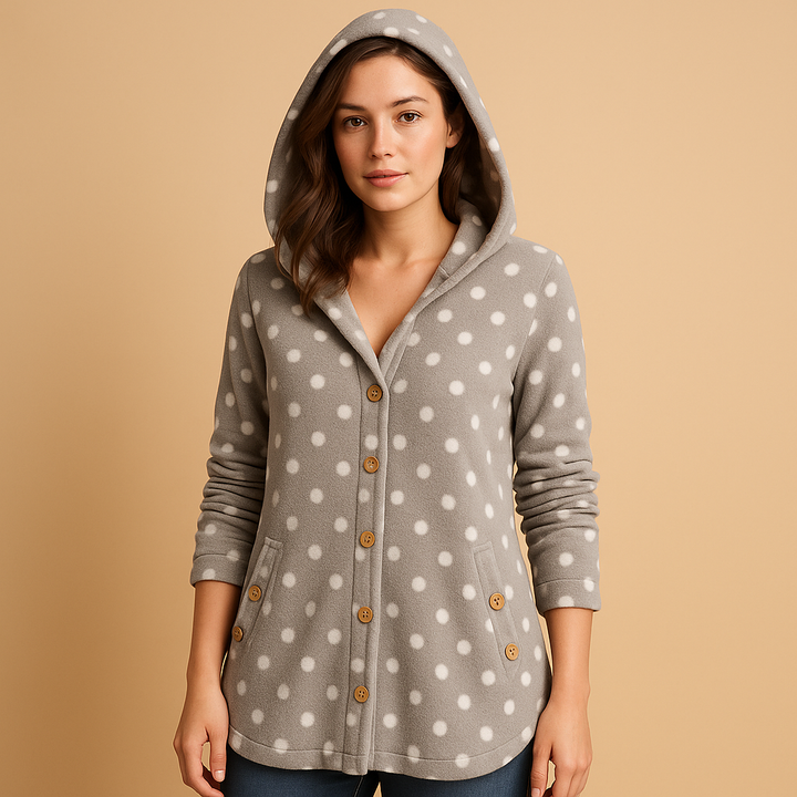 Wendbare Fleecejacke mit Kapuze für Damen | Merel