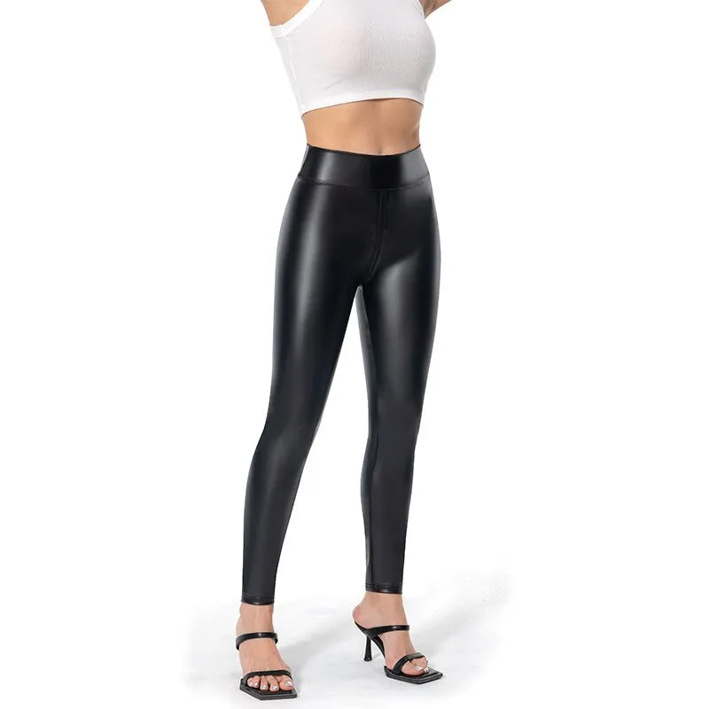 Camila™ Kunstleder-Leggings für Frauen