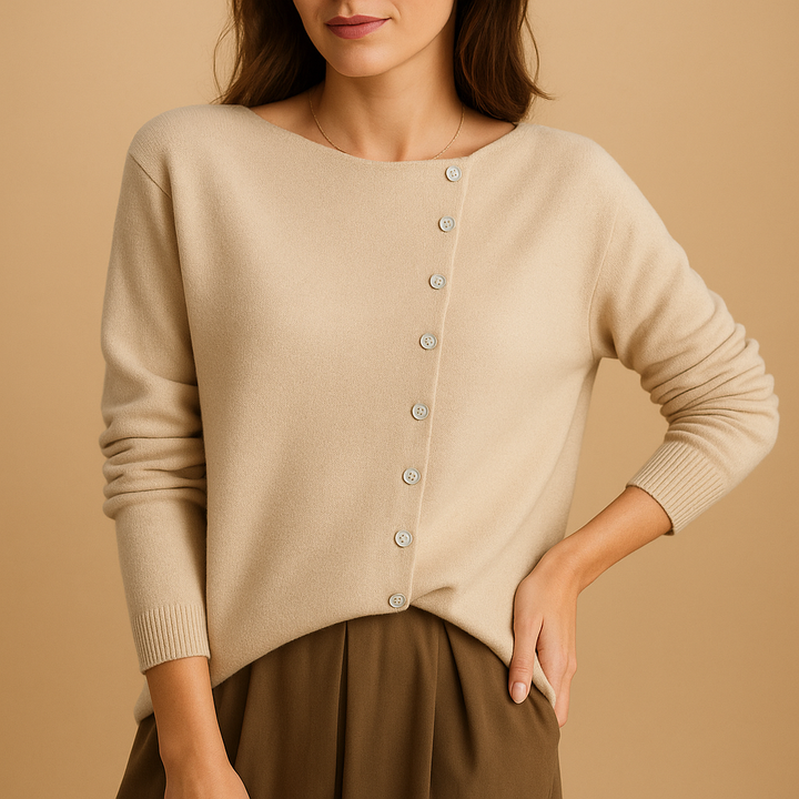 Damenpullover mit Rundhalsausschnitt | Yara