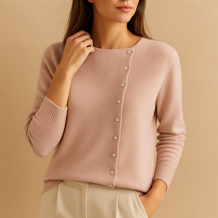 Damenpullover mit Rundhalsausschnitt | Yara