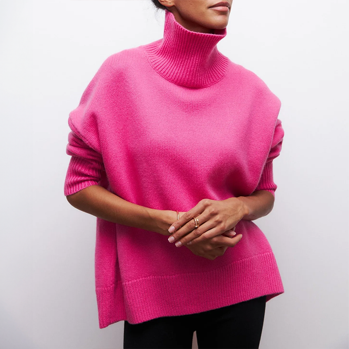 Amelia – Gestrickter Rollkragenpullover