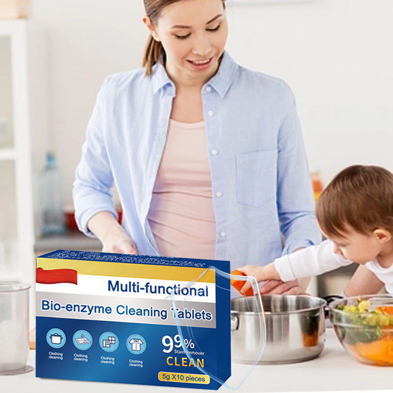 🔥Kaufe 1 und erhalte 1 gratis 🔥Multifunktionale Reinigungstabletten mit Bioenzymen