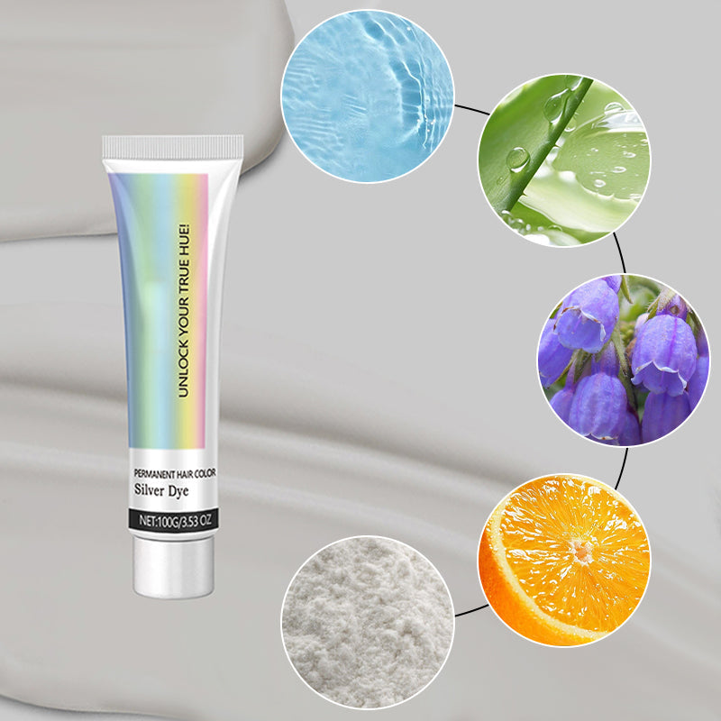 SilverGlow™ | 100 G - 2-in-1-Haarfarbe mit natürlichem Essenzen-Extrakt
