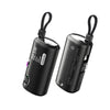 FastChargi - Tragbare Power Bank mit integrierten Kabeln