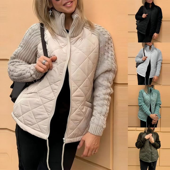 Vérane | Gestrickte Patchworkjacke