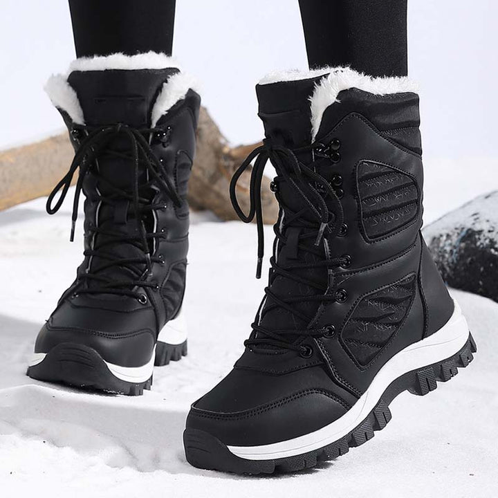 Damen | Winterstiefel mit Schnürverschluss | Wärme & Komfort