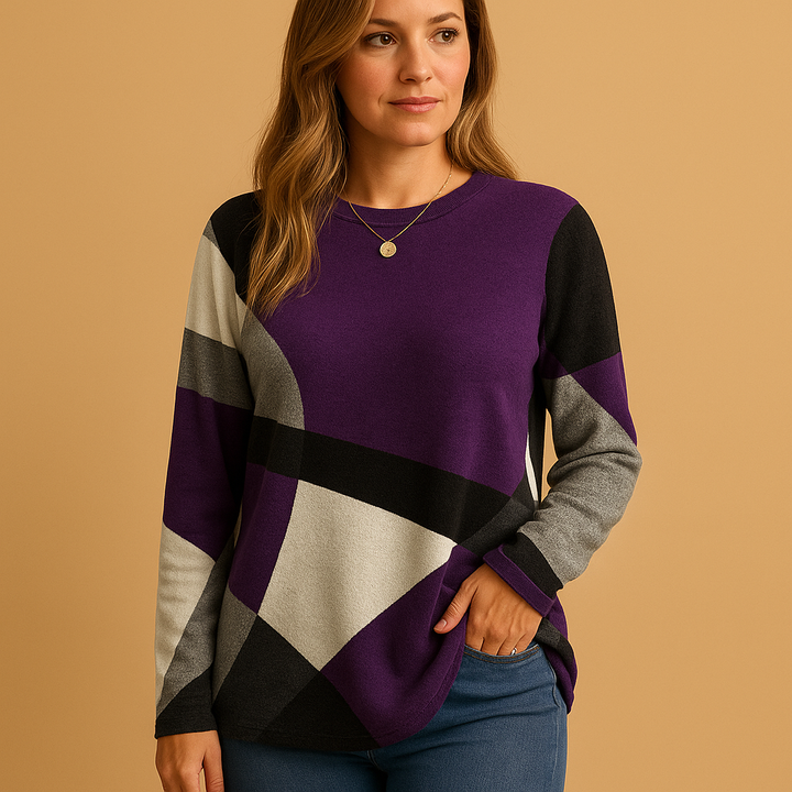 Zeitloser gestrickter Damenpullover | Marit